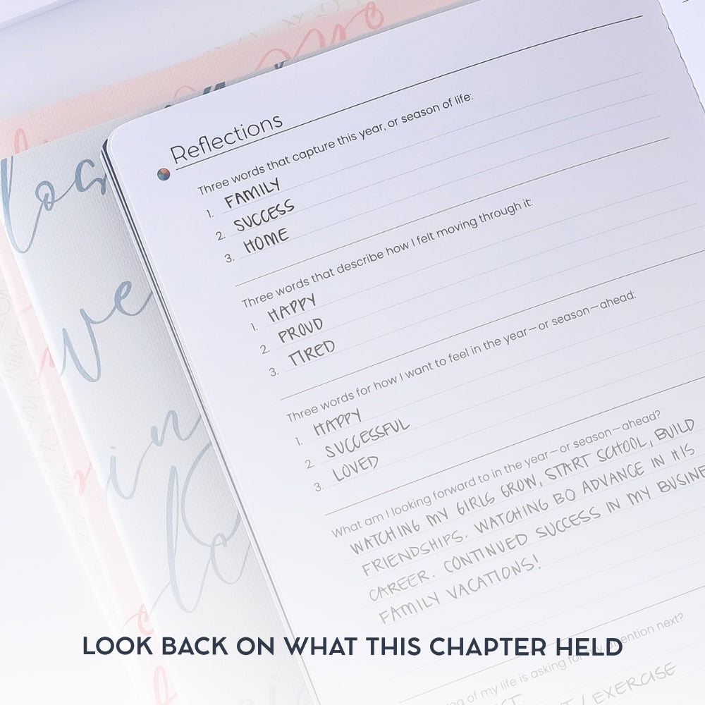 Reflections Notebook: Undated Guided Reflection Journal
