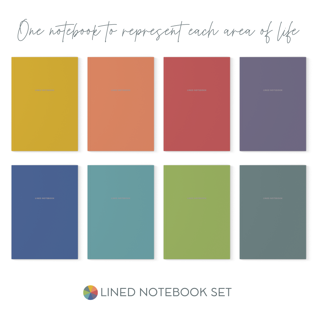 A5 Rainbow Notebook Set