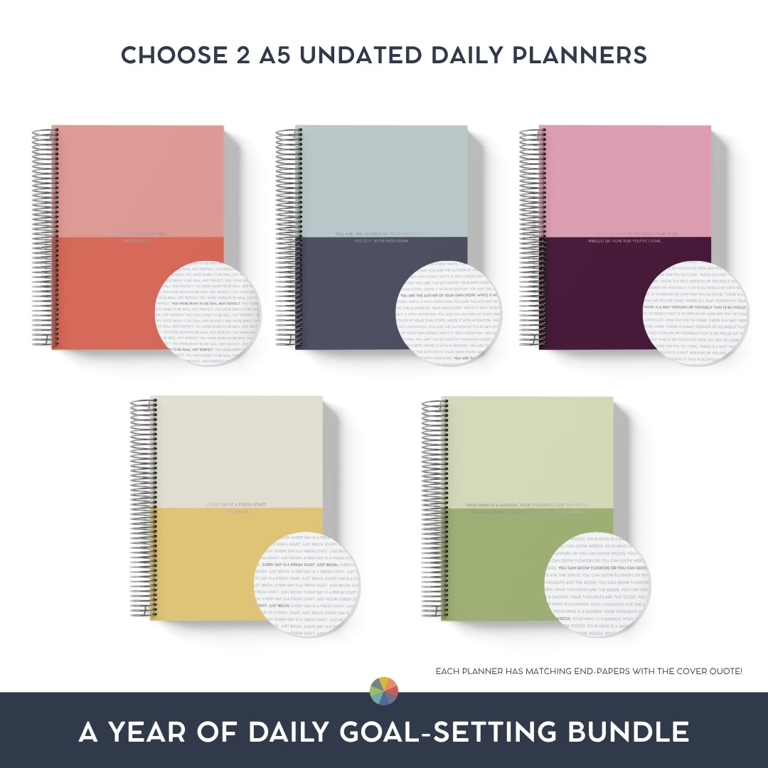 A Year of Daily Goal-Setting Bundle