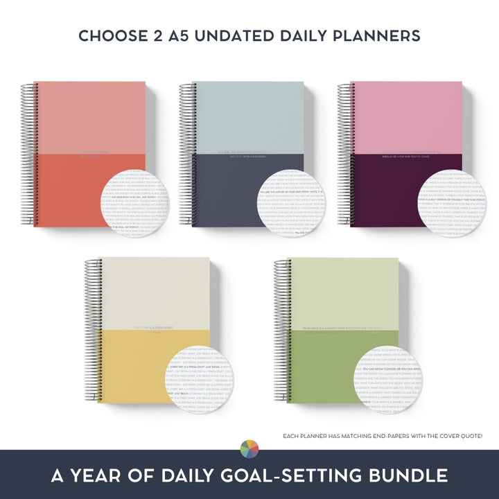 A Year of Daily Goal-Setting Bundle
