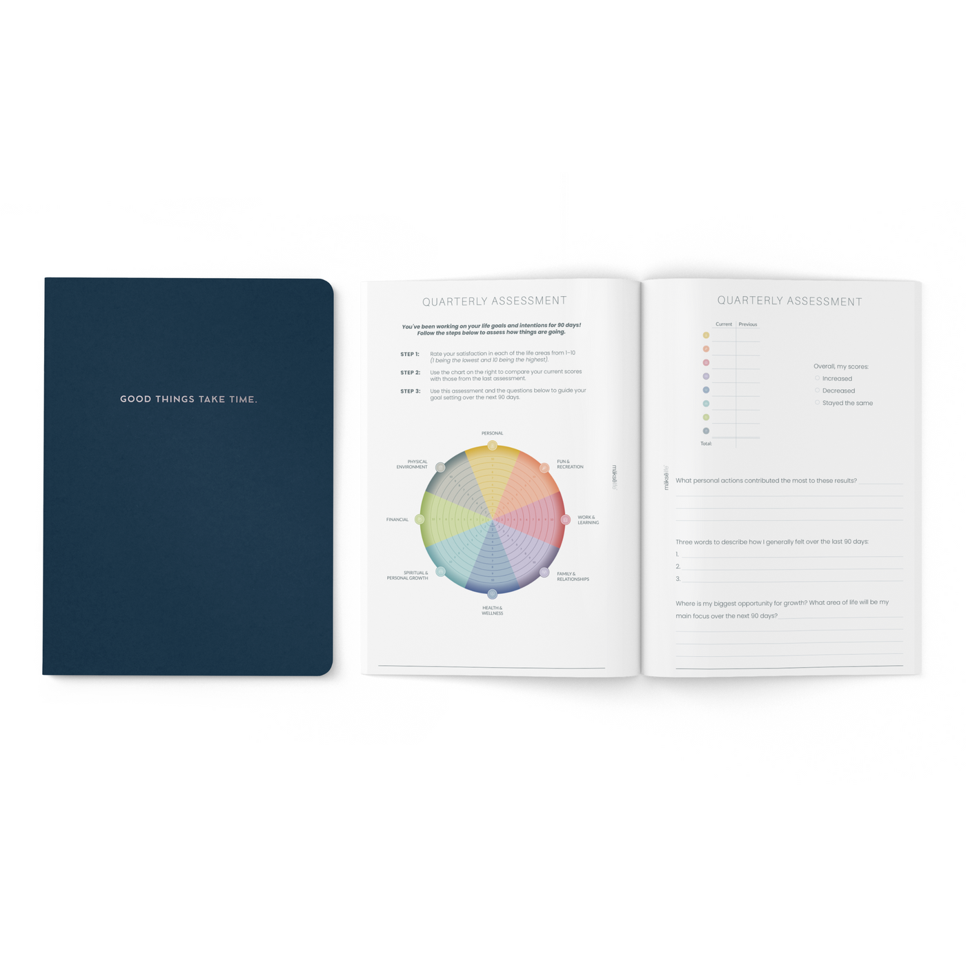 Goal-Setting Companion Notebook Set: Fresh Start