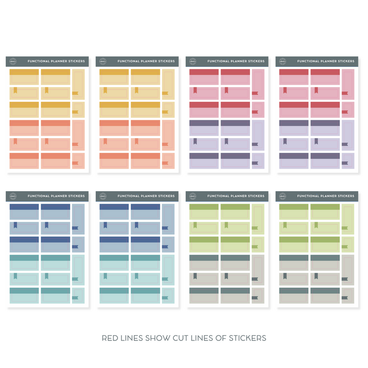 Functional Planner Sticker Pack