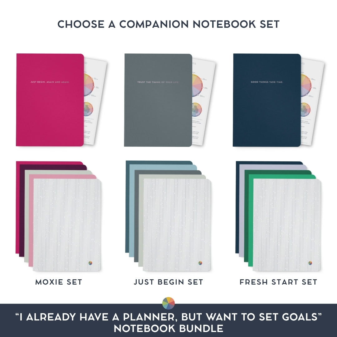 “I already have a planner, but want to set goals” Notebook Bundle