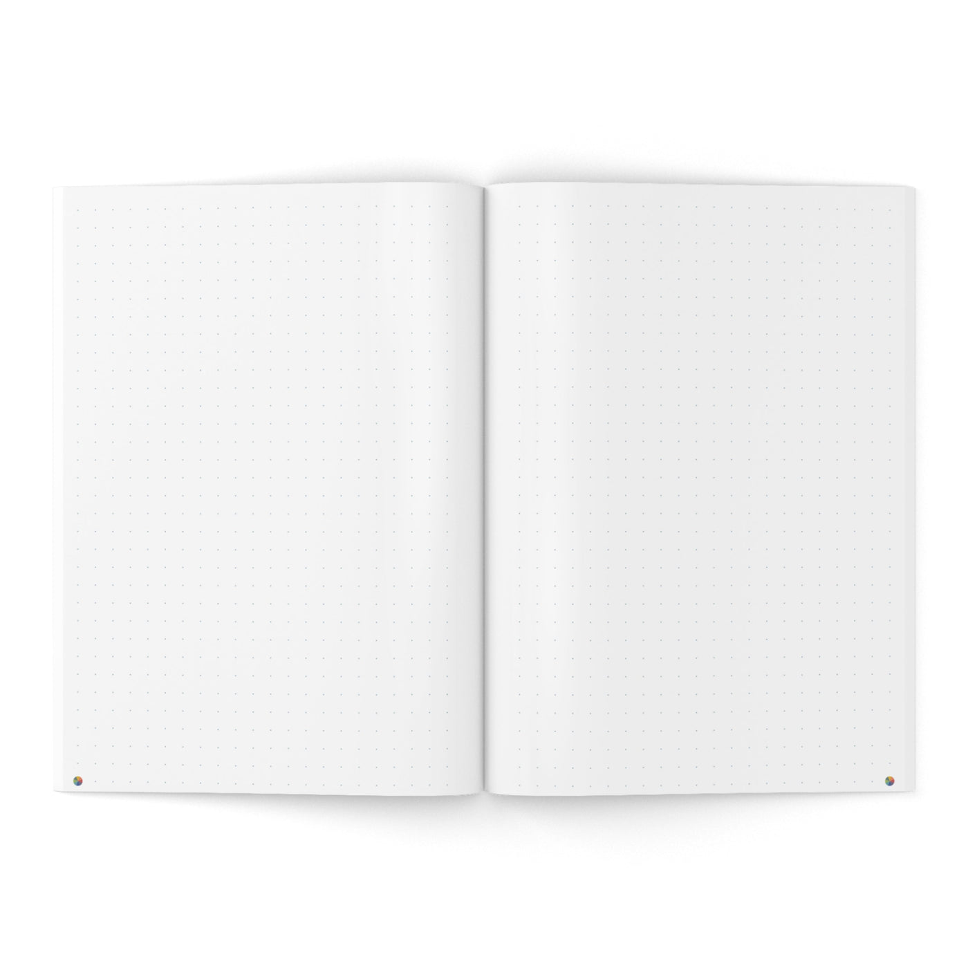 Raspberry Dot-Grid Notebook