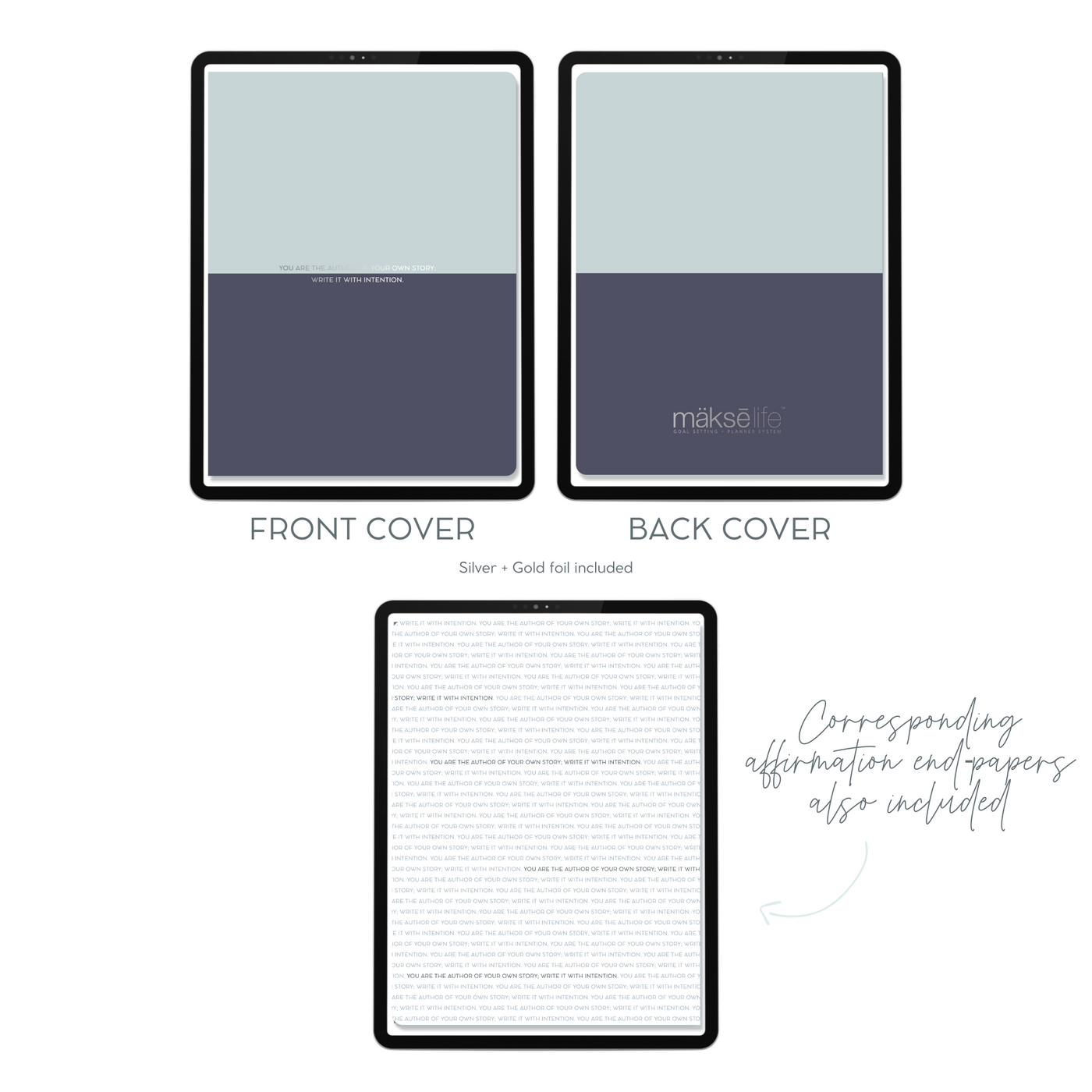 Digital Planner Cover Bundle (2024 Affirmation Covers)