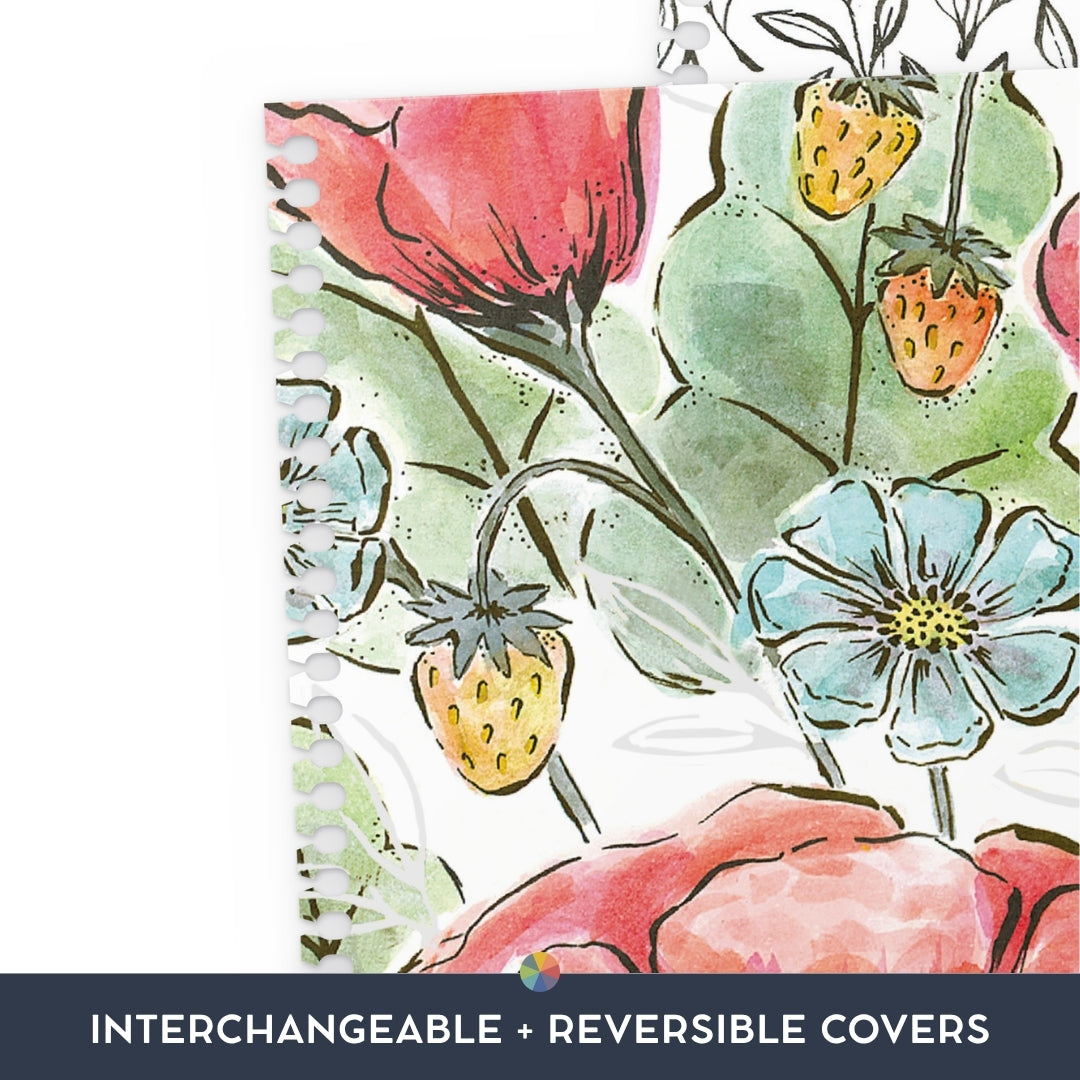 Floral: Interchangeable + Reversible Cover