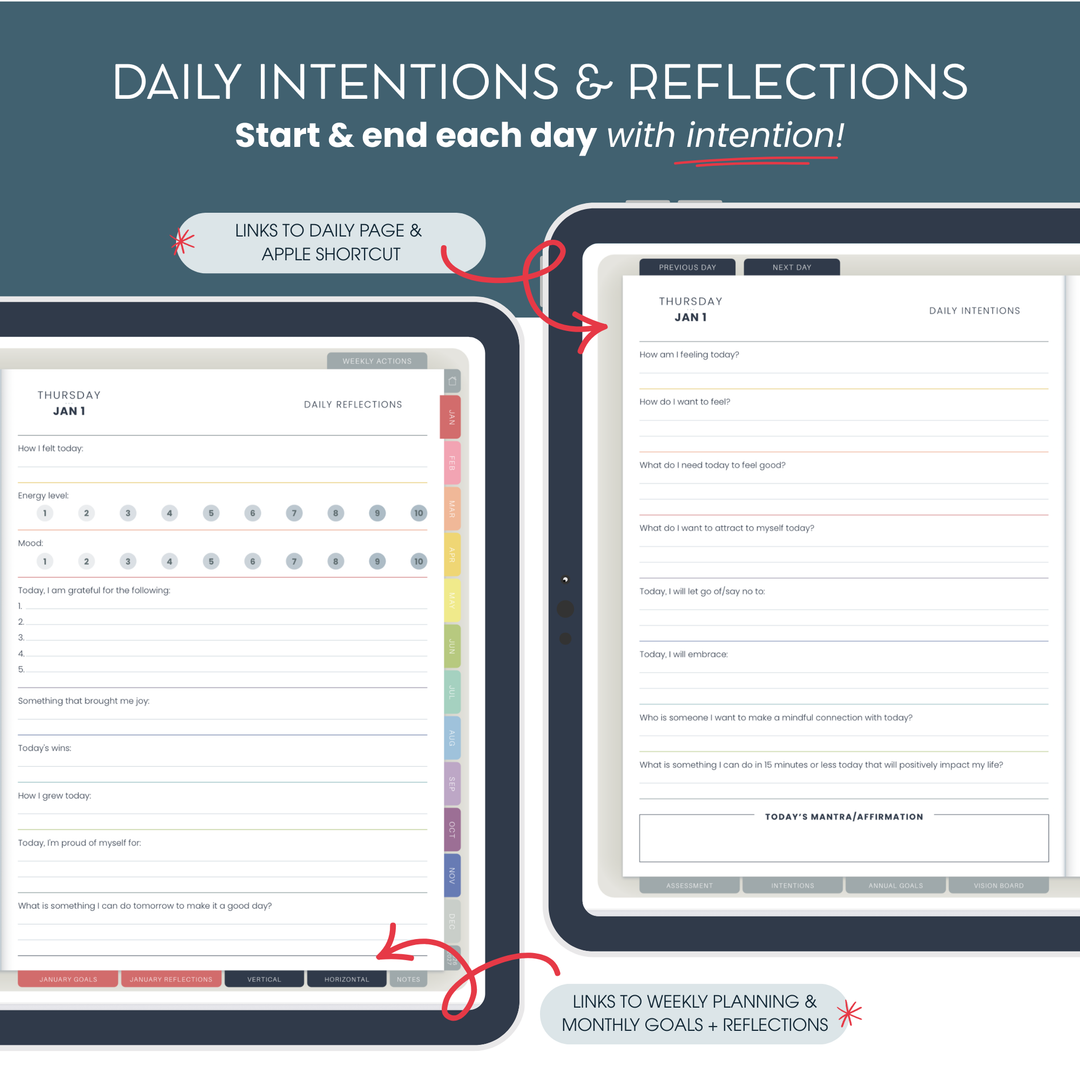2026 Digital Weekly + Daily Planner - Landscape Edition