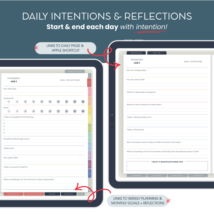 2026 Digital Weekly + Daily Planner - Landscape Edition
