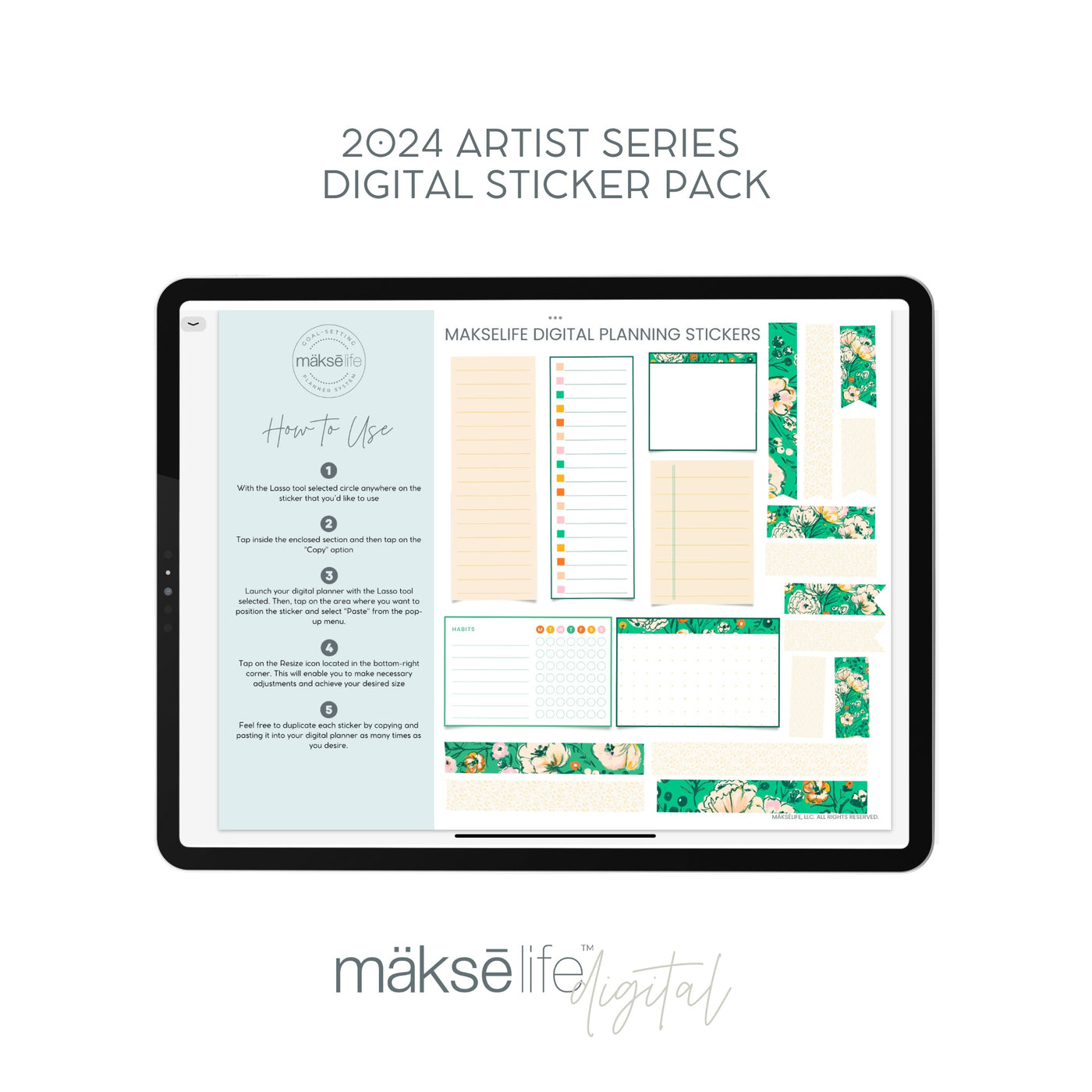 2024 Covers Digital Sticker Pack