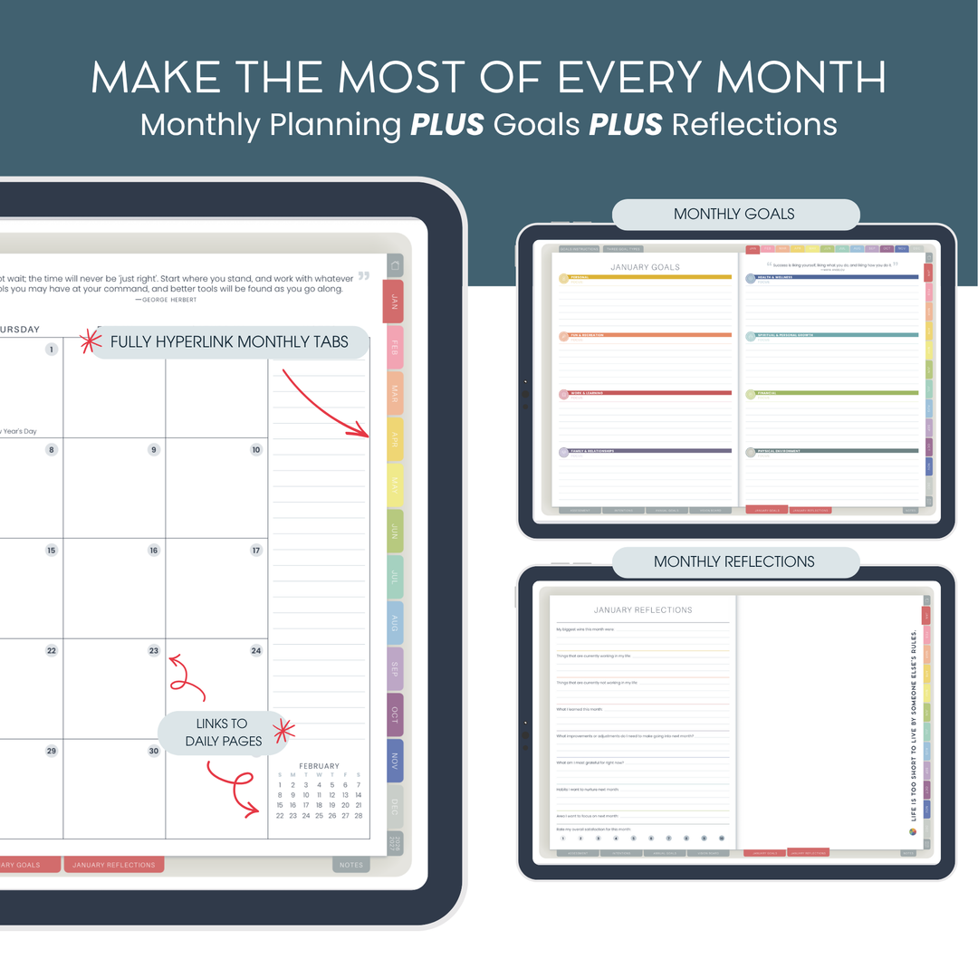 2026 Digital Weekly + Daily Planner - Landscape Edition