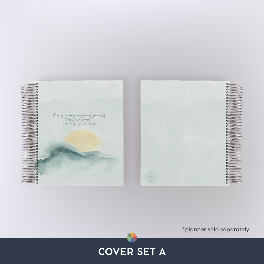 Watercolor Sunrise: Interchangeable + Reversible Cover