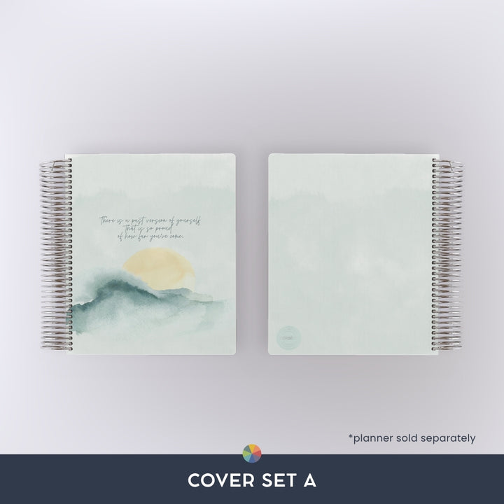 Watercolor Sunrise: Interchangeable + Reversible Cover