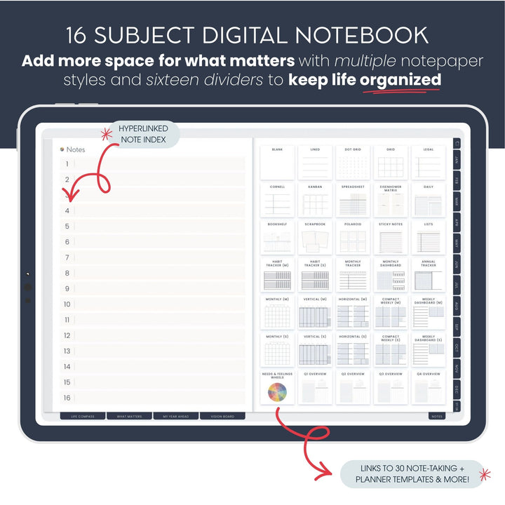 2027 Classic Digital Planner