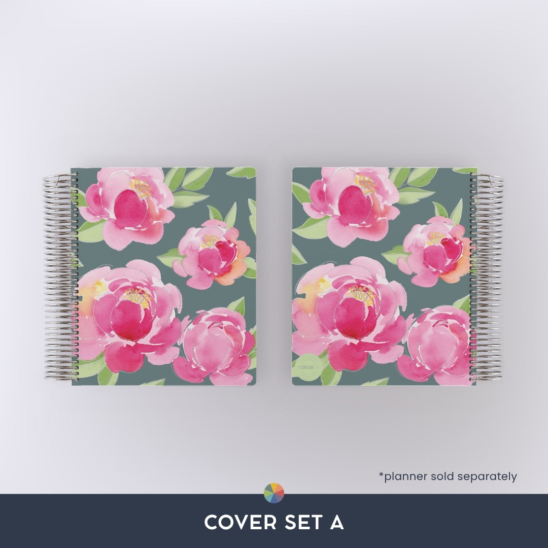 Watercolor Floral: Interchangeable + Reversible Cover