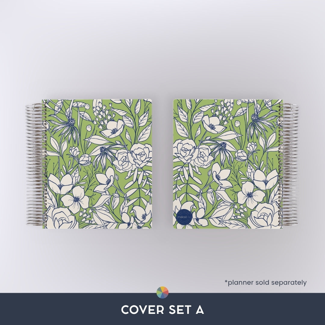 Secret Garden Green: Interchangeable + Reversible Cover
