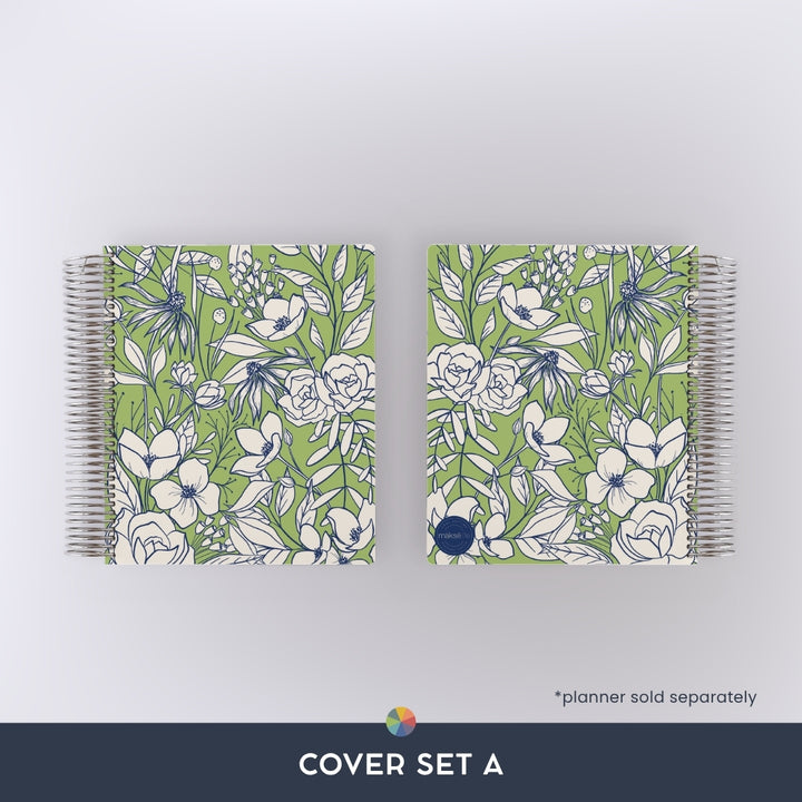 Secret Garden Green: Interchangeable + Reversible Cover
