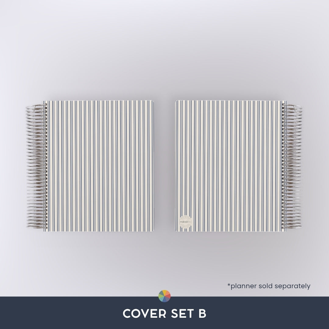 Secret Garden Blue: Interchangeable + Reversible Cover