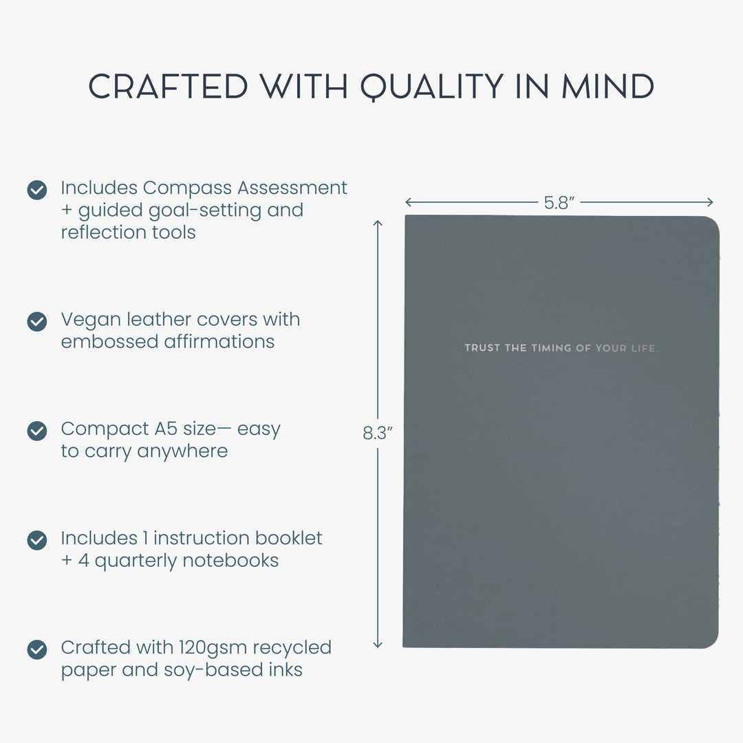 Goal-Setting Companion Notebook Set (Just Begin)