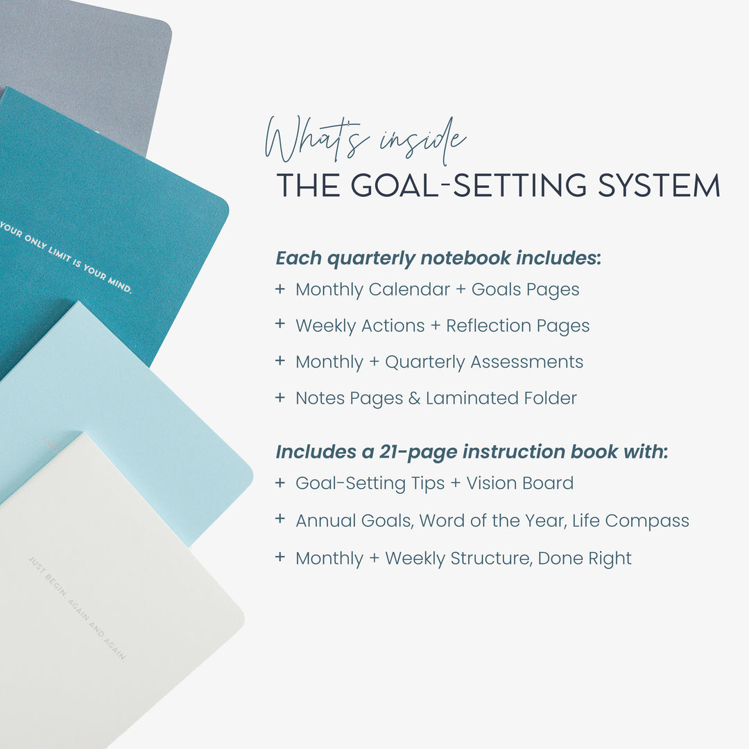 Goal-Setting Companion Notebook Set (Just Begin)
