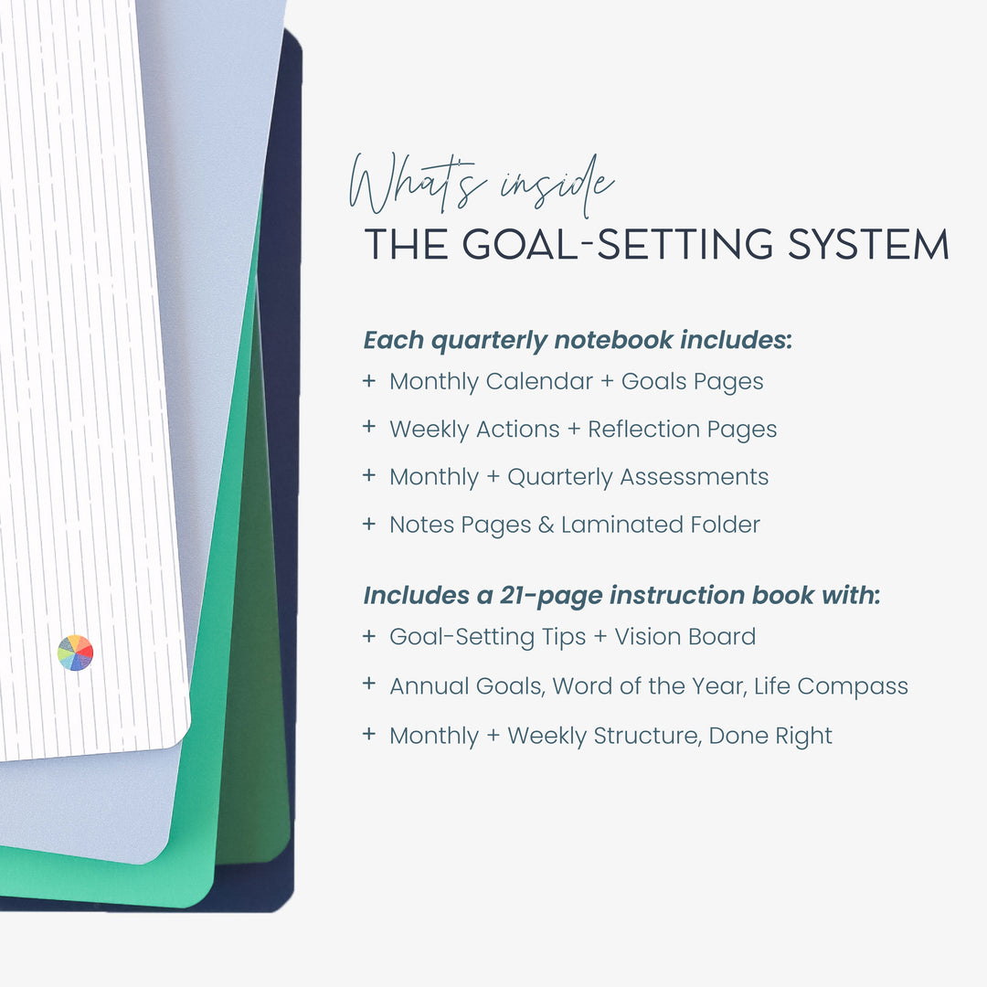 Goal-Setting Companion Notebook Set: Fresh Start
