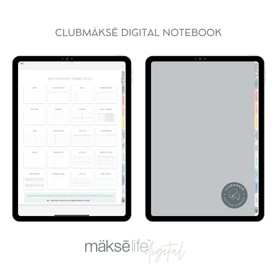 Digital ClubMäksē Notebook