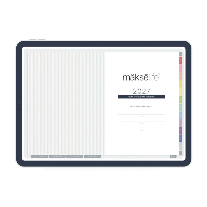 2027 Classic Digital Planner