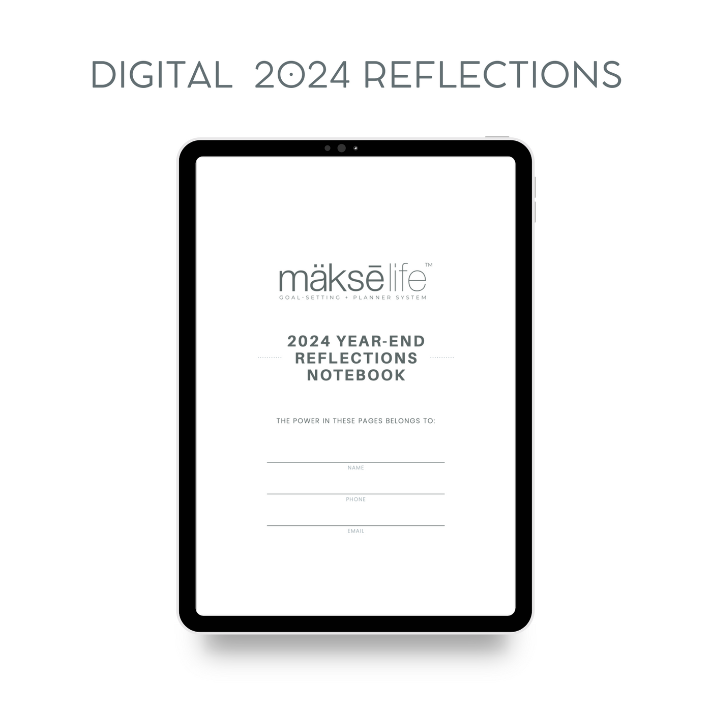 FREE GIFT WITH PURCHASE (DIGITAL) 2024 Digital Reflections Notebook