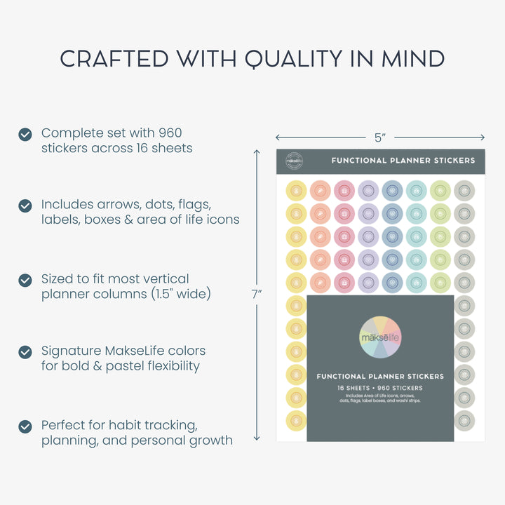 Functional Planner Sticker Pack