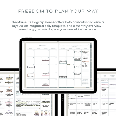 2025 Digital Goal-Setting + Weekly Planner