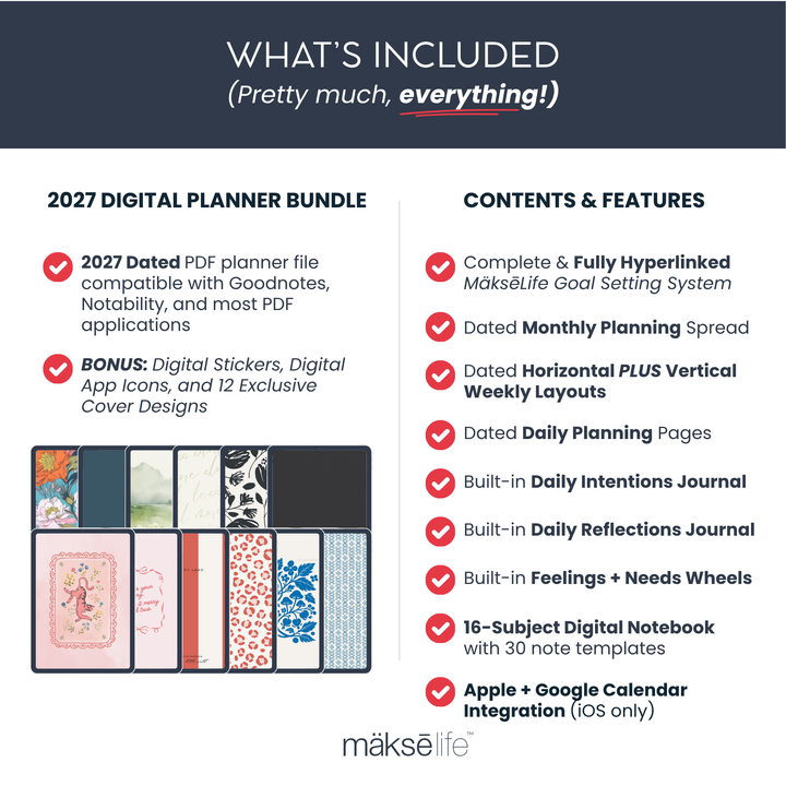 2027 Classic Digital Planner