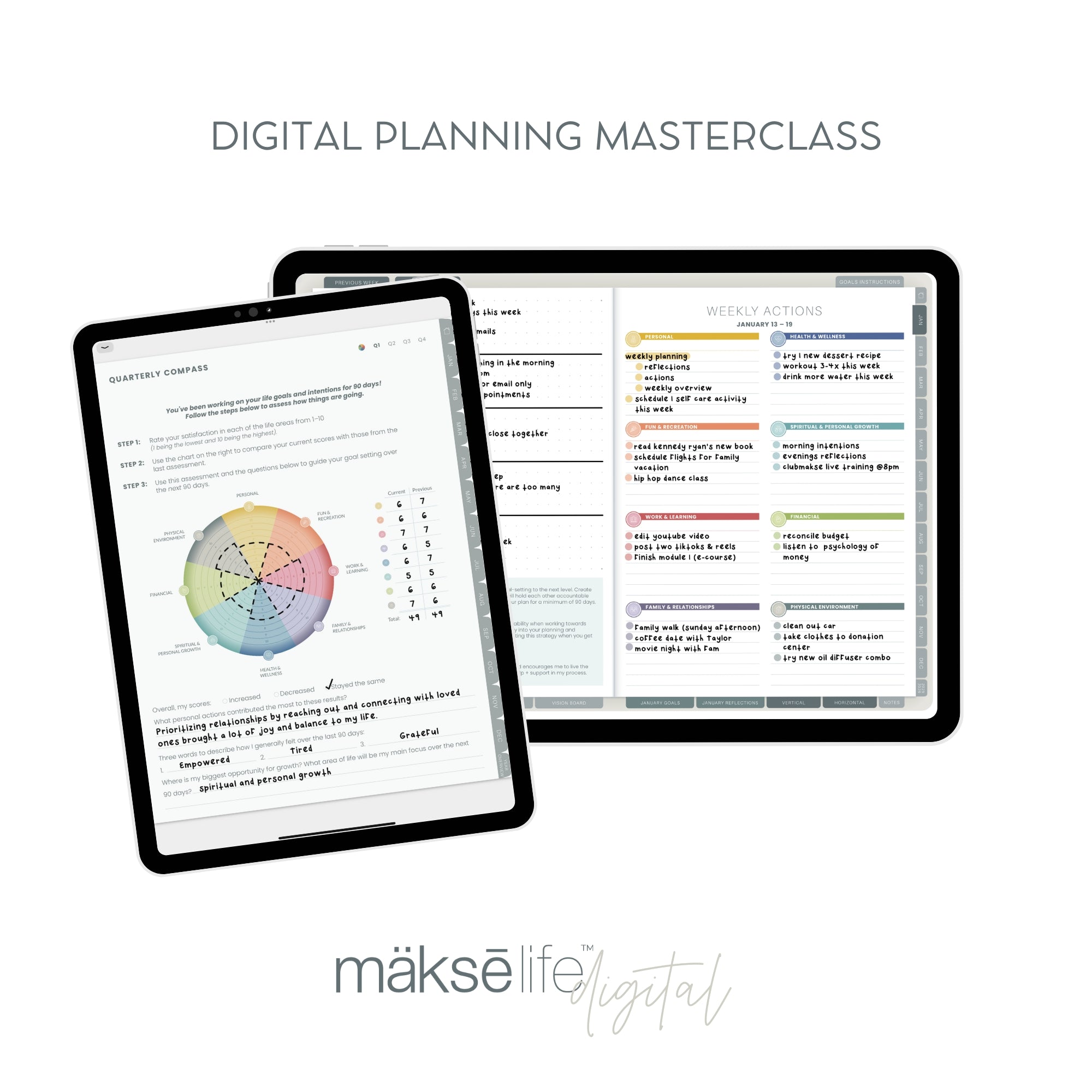 Digital planning masterclass makselife