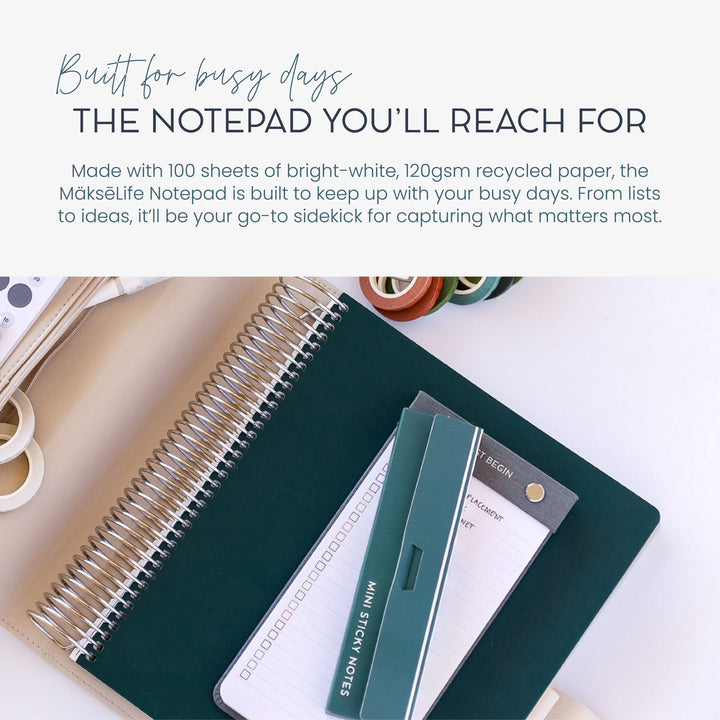 Just Begin To Do List Notepad