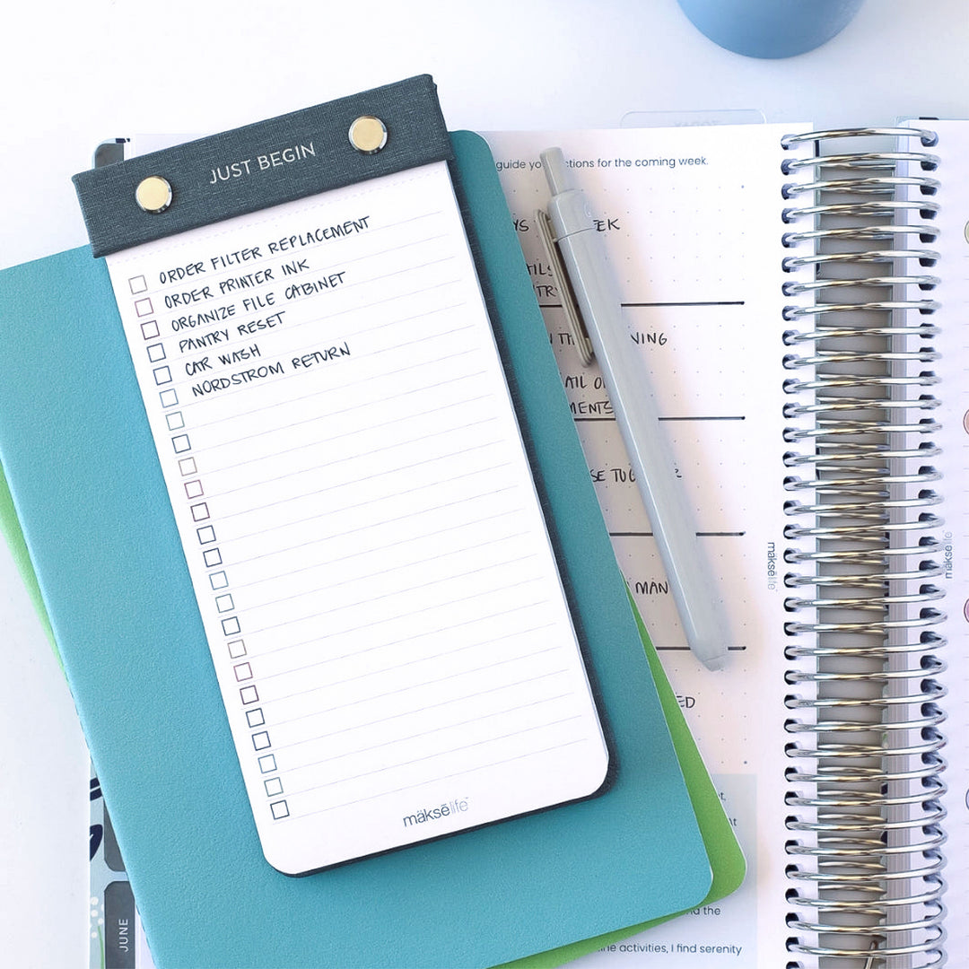 Just Begin To Do List Notepad