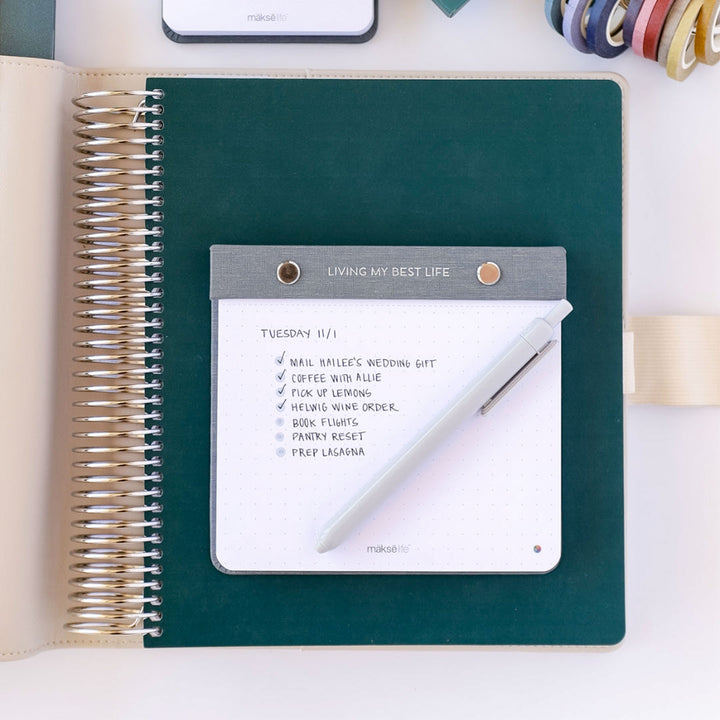 Living My Best Life Dot-Grid Notepad