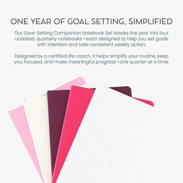 Goal-Setting Companion Notebook Set: Moxie