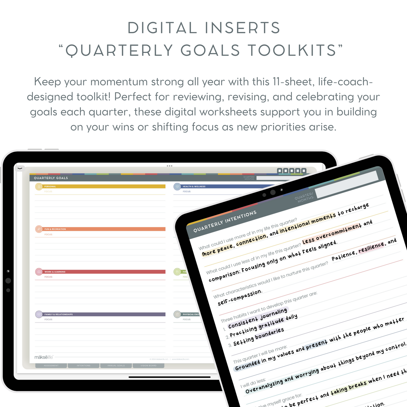 Digital Quarterly Goals Toolkit