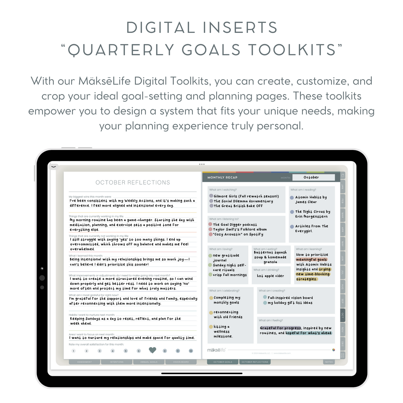 Digital Quarterly Goals Toolkit