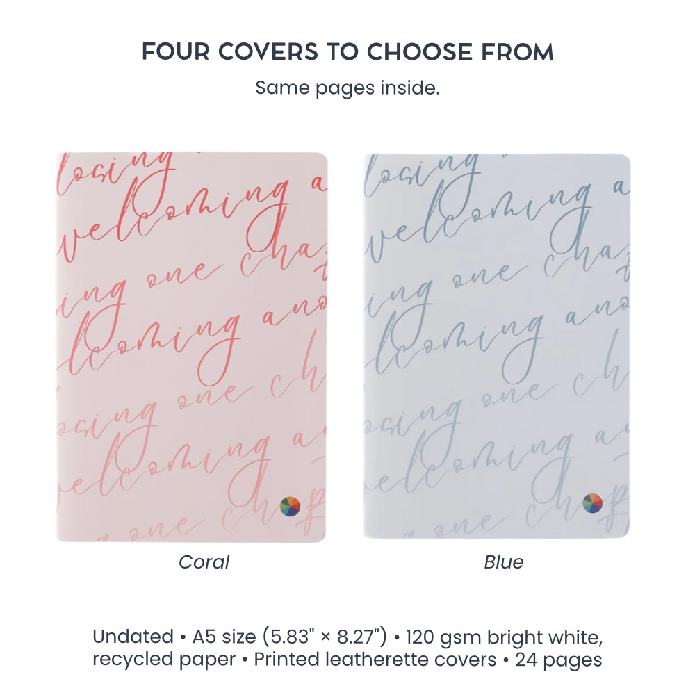 Reflections Notebook: Undated Guided Reflection Journal