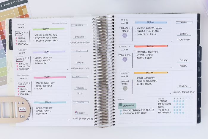 Horizontal Weekly