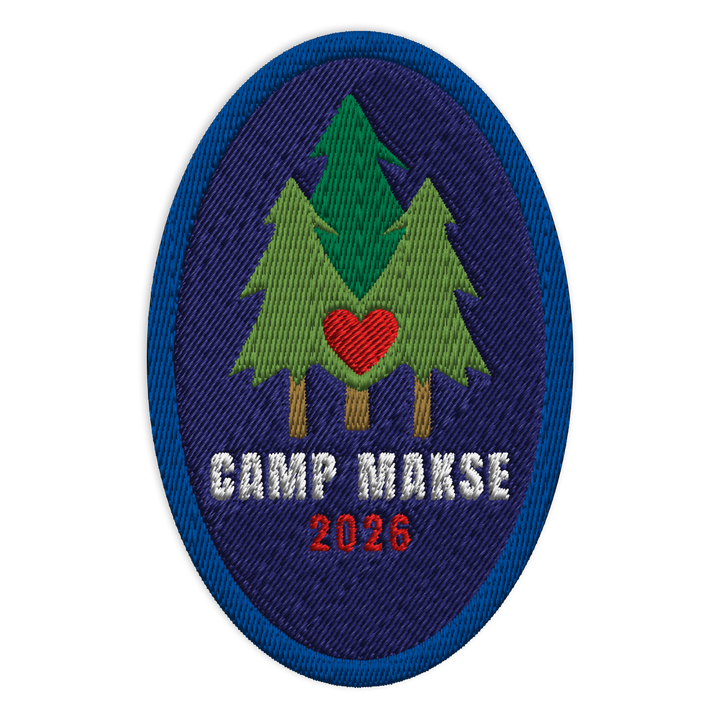 Camp Mäksē 2026 Embroidered patch