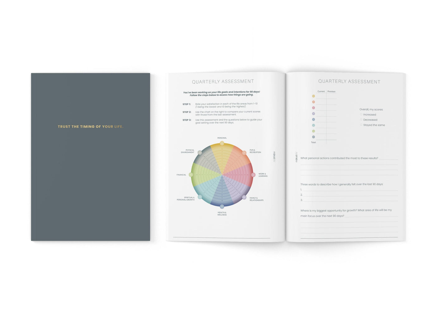 Goal-Setting Companion Notebook Set (Just Begin) – MakseLife