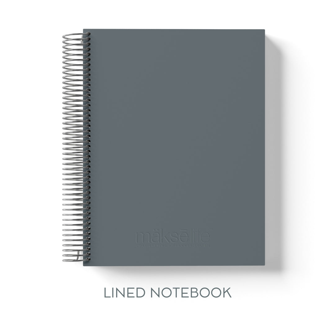 Lined Spiral Notebook - Storm
