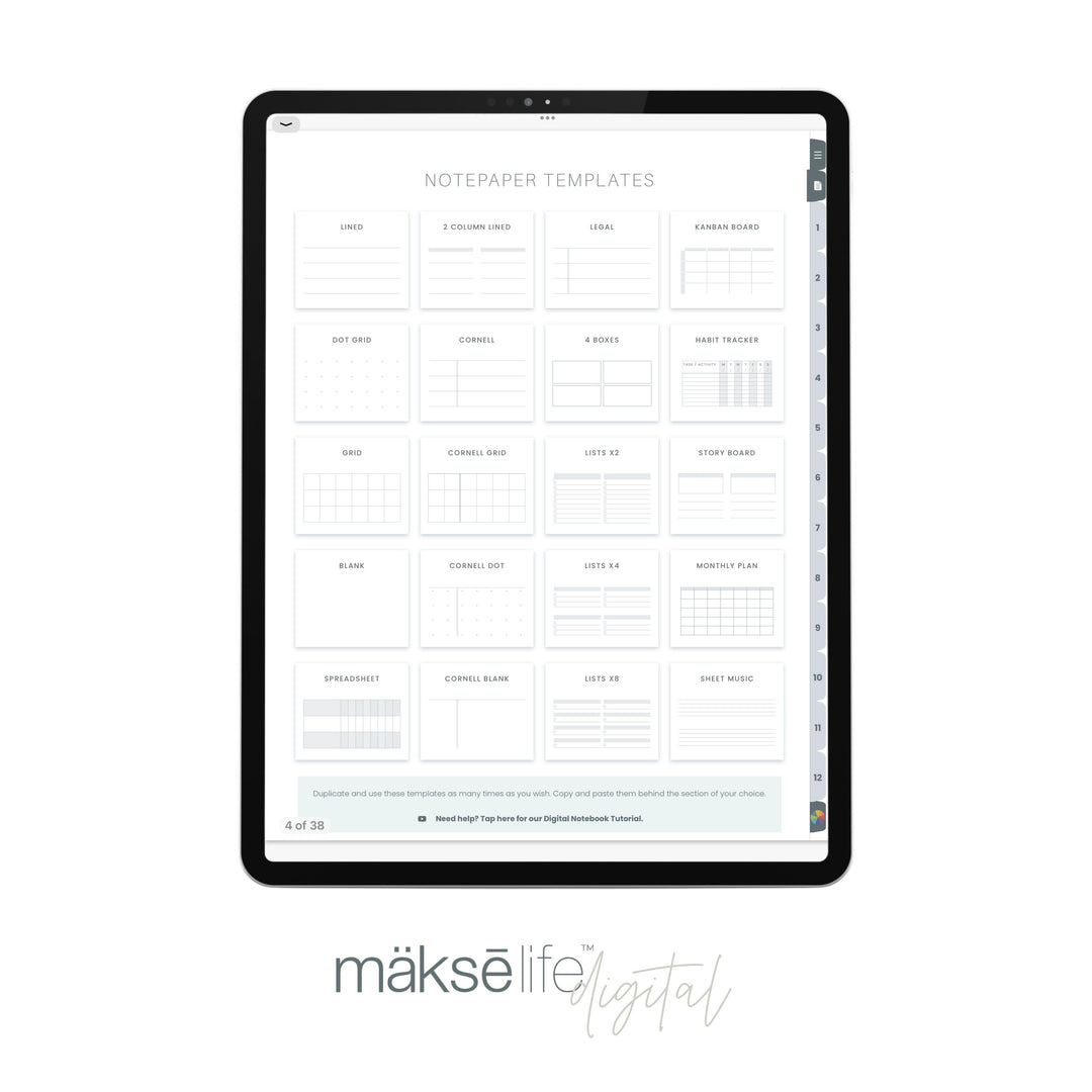 Digital Notebook (Neutral)