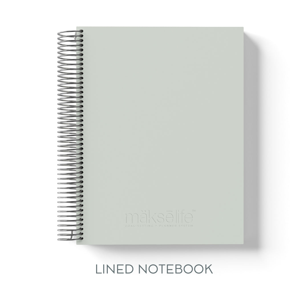 Lined Spiral Notebook - Cloud