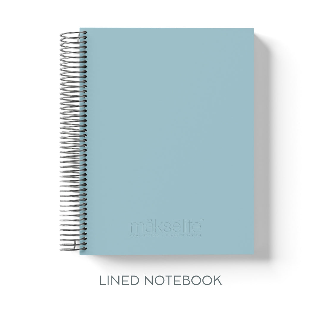Lined Spiral Notebook - Sky Blue