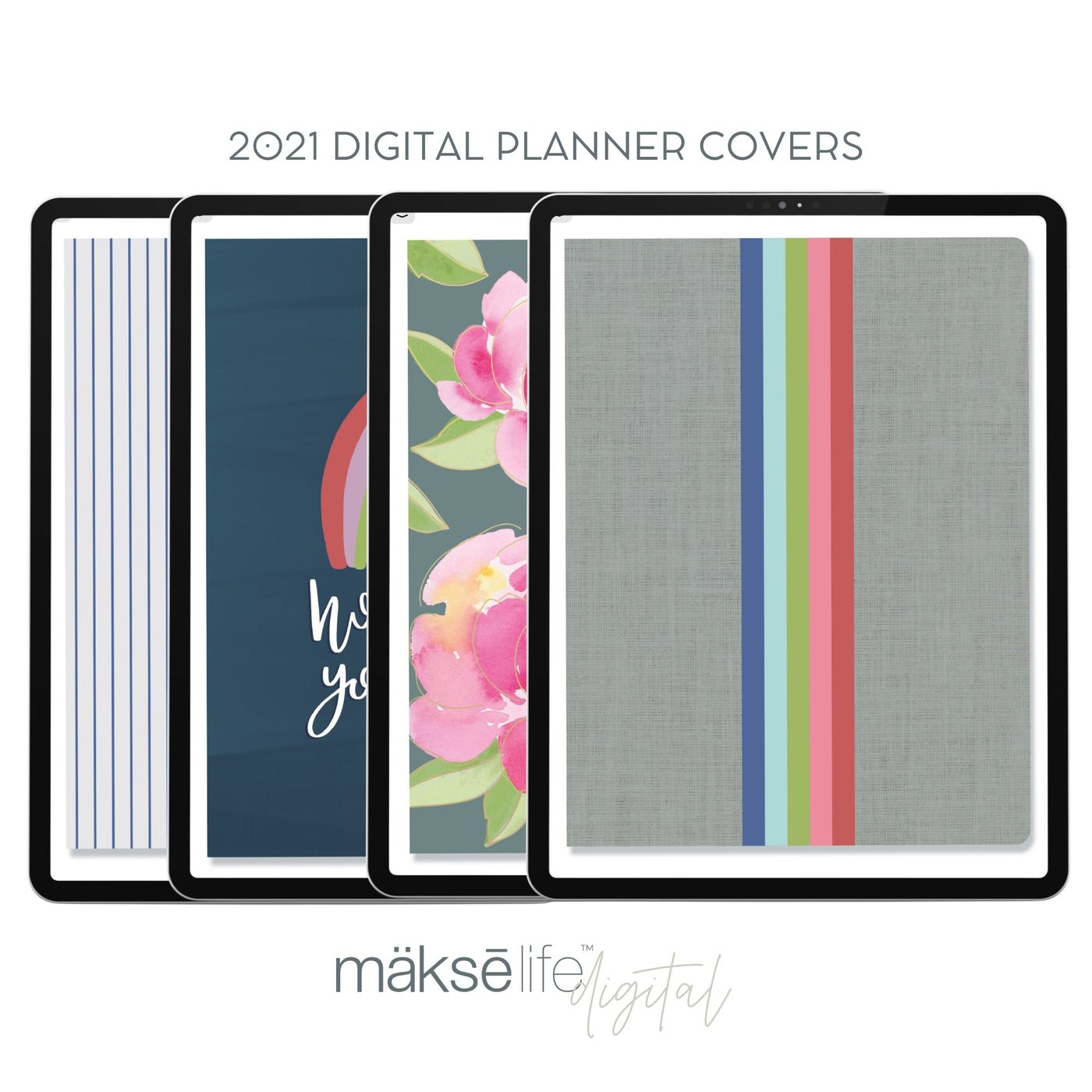 Digital Planner Cover Bundle (2021 Planner Covers)
