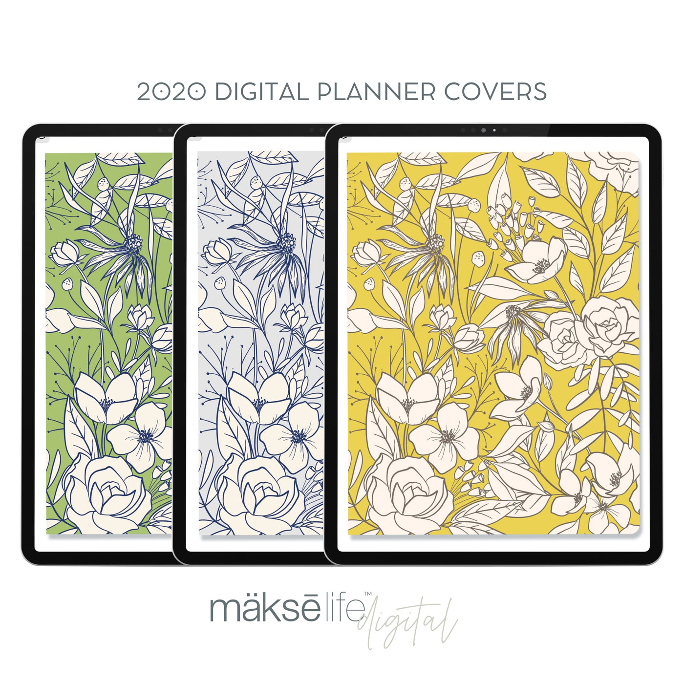 Digital Planner Cover Bundle (2020 Planner Covers)