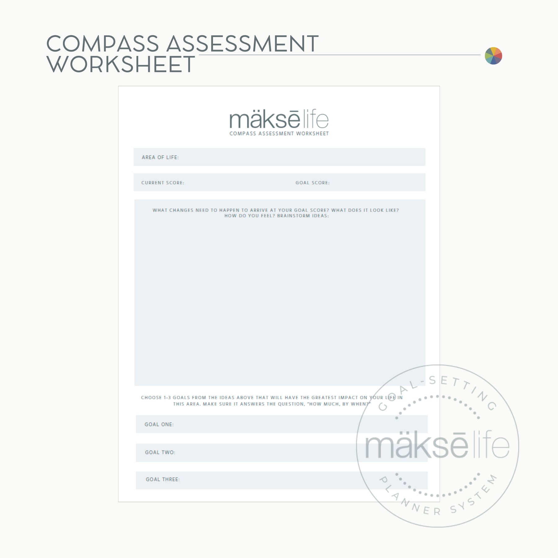 Compass Assessment Worksheet | Free Printable – MakseLife