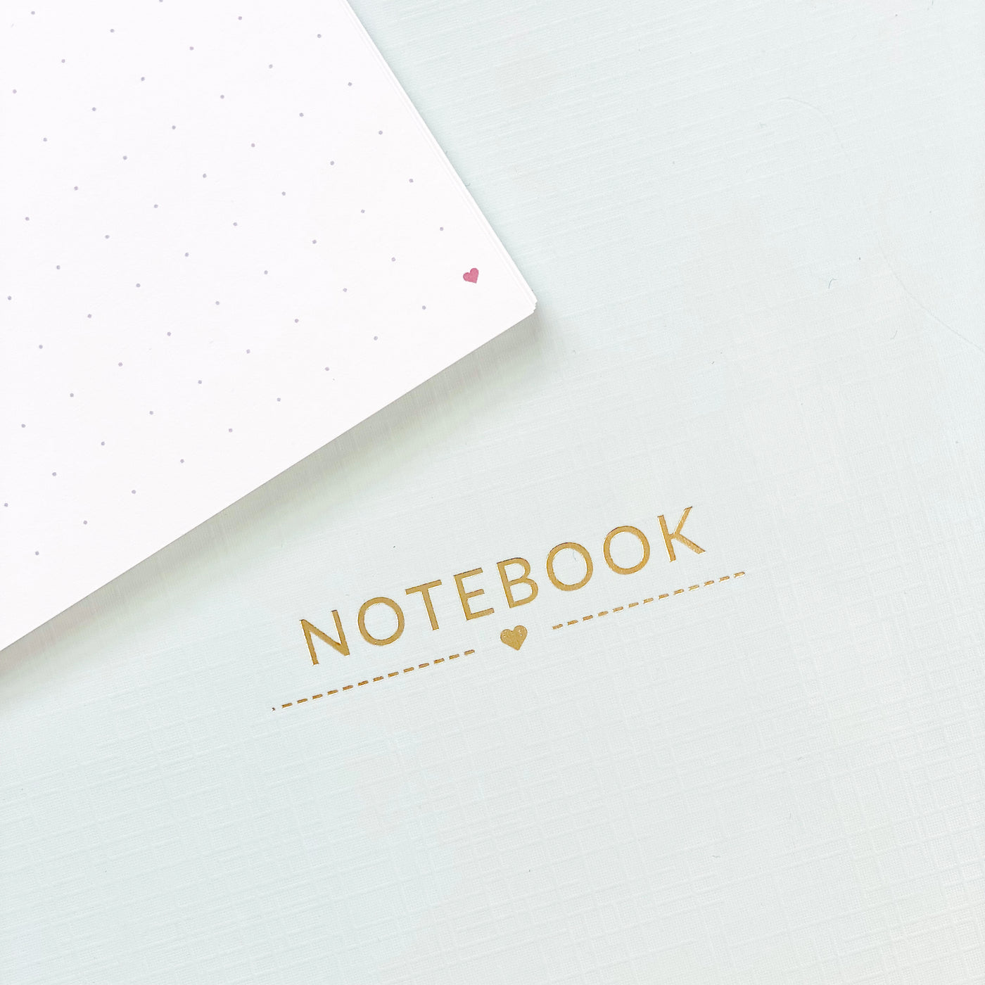 Teal Dot-Grid Notebook