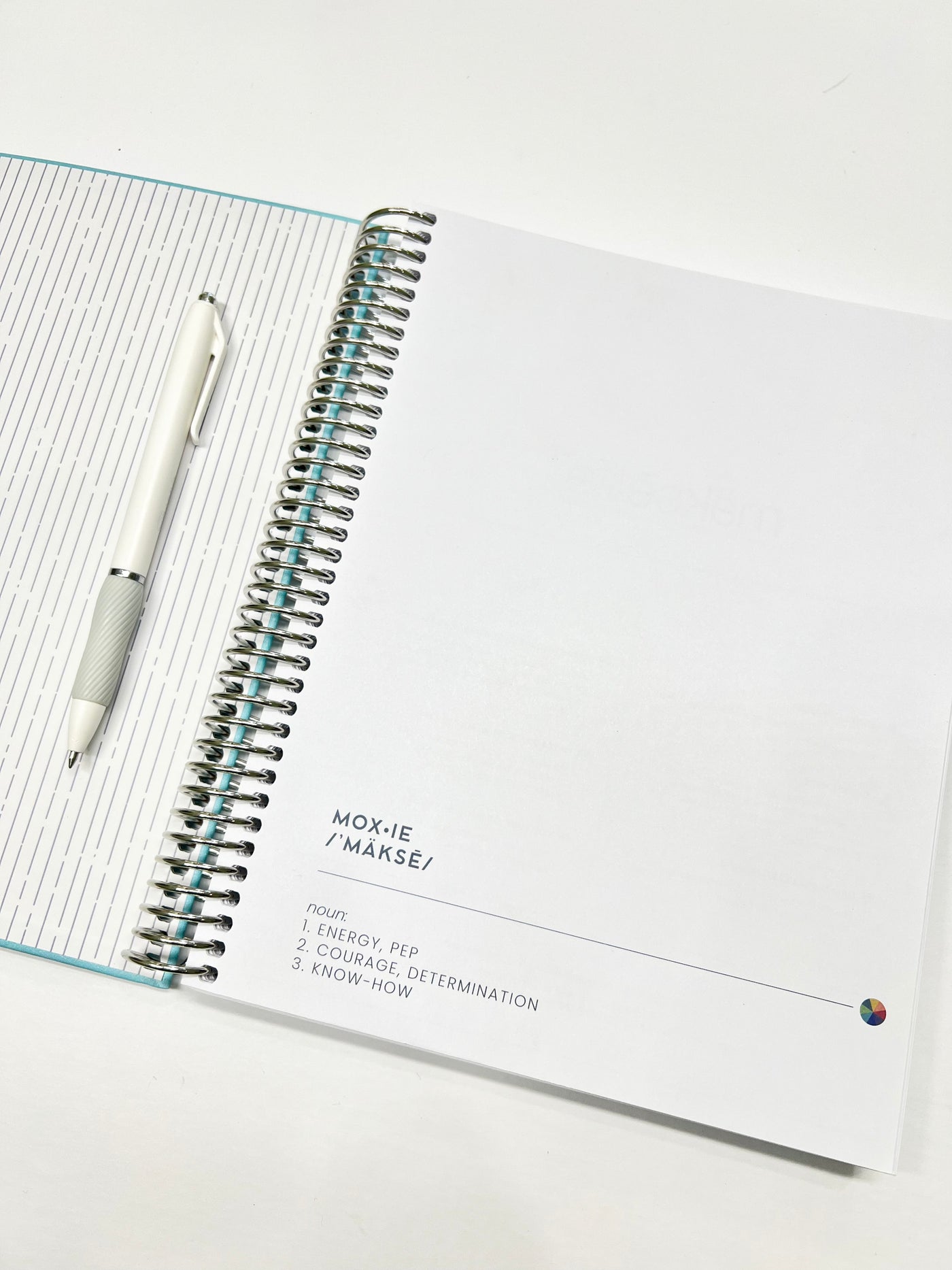 Lined Spiral Notebook - Sky Blue